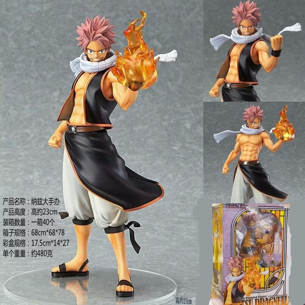 Fairy Tail Naz Atris Fire Dragon Doragnier เครื่องประดับรุ่น Boxed Figure