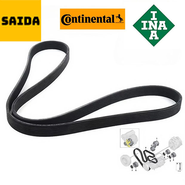BMW E71 F01 F02 N54 สายพานเครื่องยนต์ สายพานขับ 11287628279