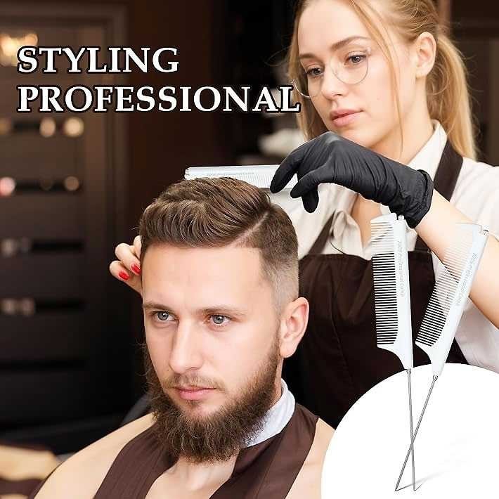 1CLICK2BUY DK Professional Salon Iron Hair Comb - K8