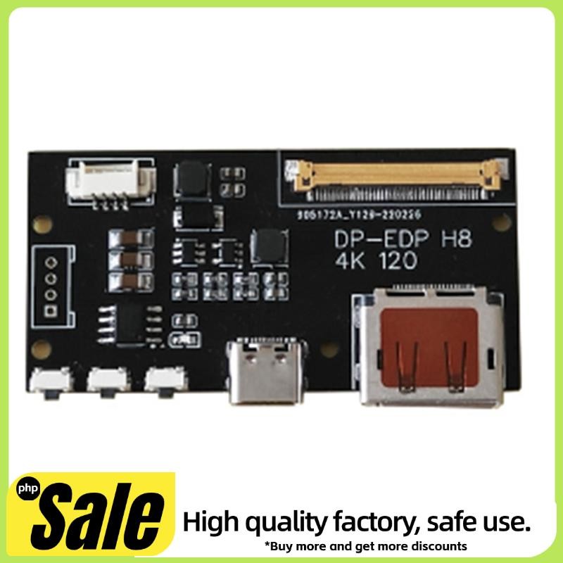 DP to EDP 4K 120HZ DIY4K Driver Board 4K 2K 1080 อะแดปเตอร์สําหรับจอแสดงผลแบบพกพา (A) ติดตั้งง่าย