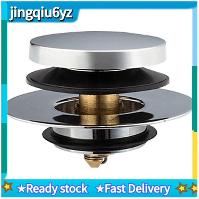 J&UUniversal Tip Toe Bath Drain Stopper และฝาครอบอ่างอาบน้ําท่อระบายน้ําแทนที่ Lift Turn Tip-Toe Tri