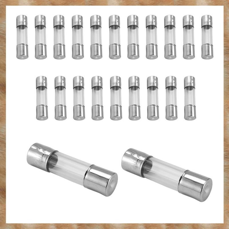 [KYG] 20 x 250 V 2A F2AL Quick F link ฟิวส์หลอดแก้ว 5 มม. x 20 มม.