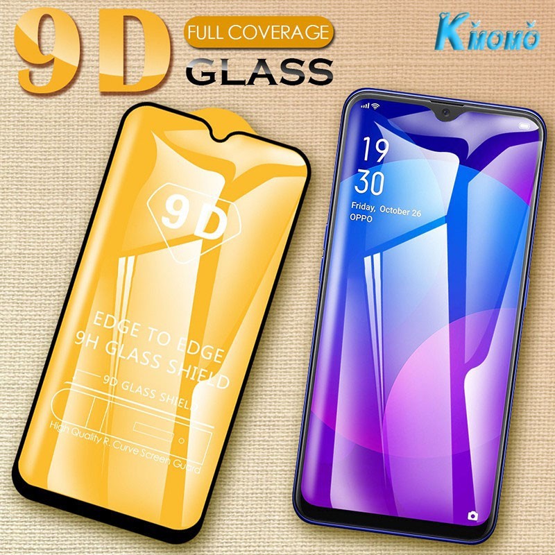 กระจกนิรภัยใสเต็มรูปแบบ OPPO F11 F9 F7 Youth R17 Pro R9s Plus ตัวป้องกันหน้าจอ 7AZS