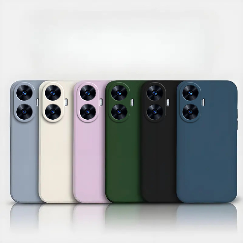 Realme C55 เคสโทรศัพท์ซิลิโคนสีทึบ YT