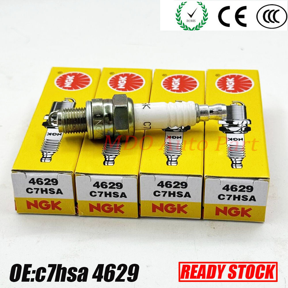 4pcs Spark Plug 4629 C7HSA สําหรับ CR7HIX CR7HSA A7TC A6RTC IUF22 U22FS U22FSR-U C6HSA สกู๊ตเตอร์แนว