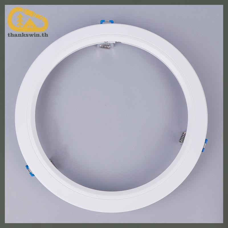 Thankswin LED Downlight Spotlight วงเล็บขาตั้งอะแดปเตอร์โคมไฟ Shade แหวนรูขยายสีขาวกรอบด้านนอกตัด Remedial วงกลม th ราคา ถูกที่สุด ดีลบีเคเค แกลเลอรีภาพที่ 9