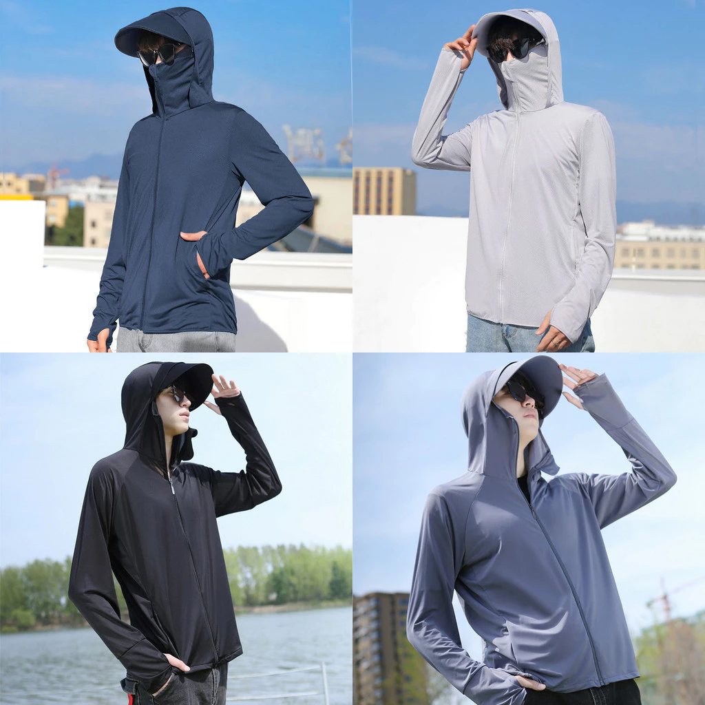 MR-DEER เสื้อคลุมกันเเดด เสื้อคลุมกันยูวีผู้ชาย รุ่น F04