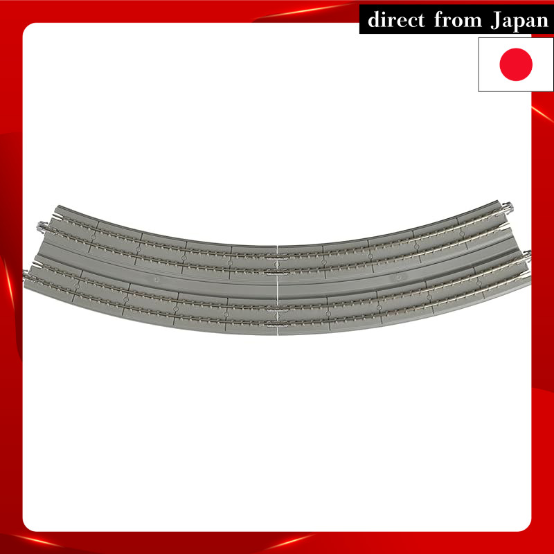 KATO N Gauge Double Track Slab Approach Track R414/381-22.5° One piece each for left and right 20-18