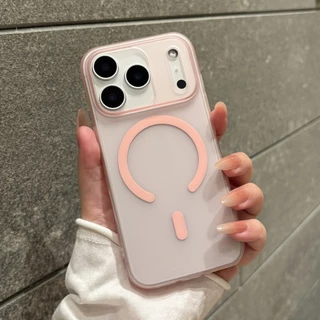 ใหม่ 17 AG Frostedเคสโทรศัพท์แม่เหล็กสําหรับIPhone 17 Pro Max 13 14 15 16 Pro Max 17 Airโปร่งแสงปลอกUltra Thin Cover