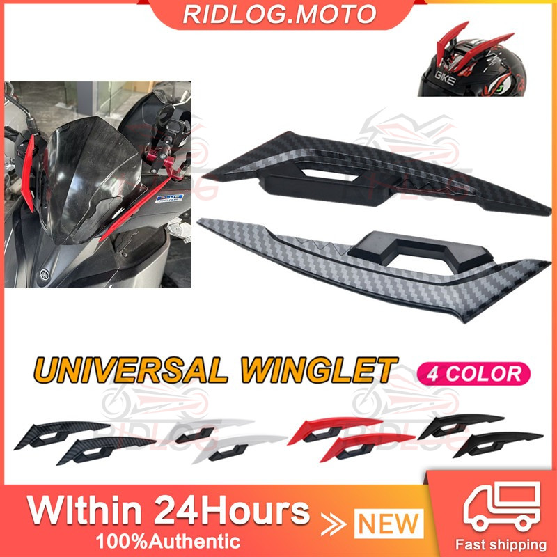 1 คู่ HONDA Click FI 125 150 160 i Winglet Universal Scooter Wings Kit อุปกรณ์ตกแต่งรถจักรยานยนต์