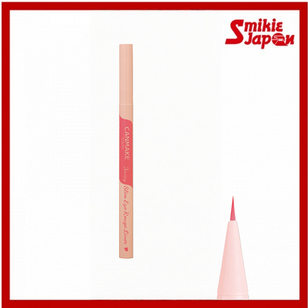 ลิปสติกอายไลเนอร์ CANMAKE 3 Way Slim - สีแดงบริสุทธิ์ - ส่งตรงจากญี่ปุ่น