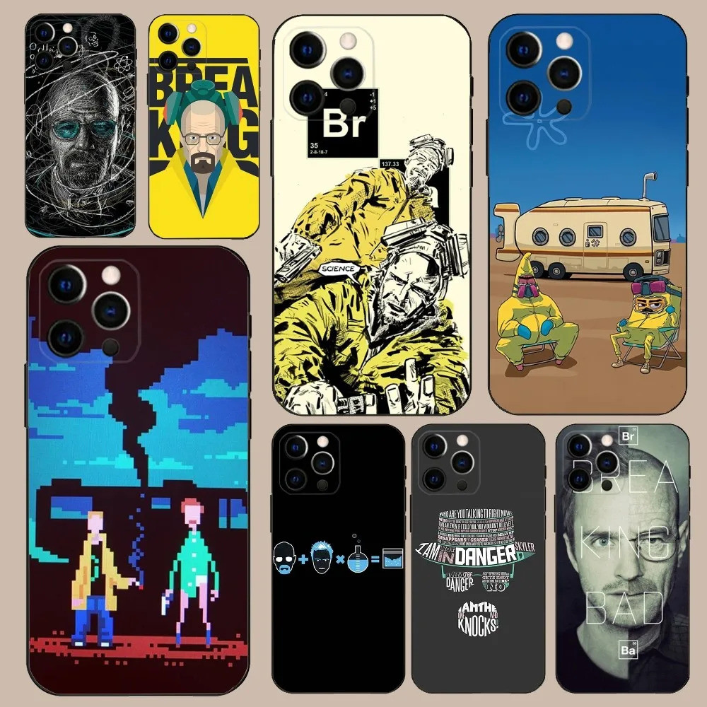 TP-1 การ์ตูน B-Breaking B-Bad เคสโทรศัพท์สําหรับ iPhone 16, 17,15,14,13,12,11,Pro,X,XS,Max,XR,Plus,M