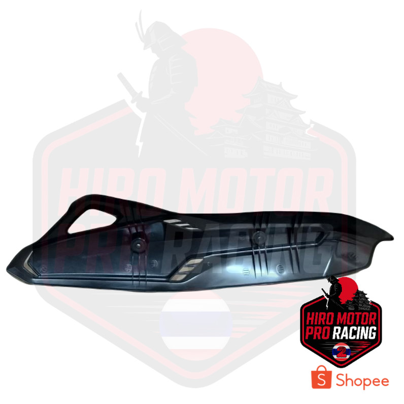 ฝาครอบท่อ / เเผ่นกันร้อนท่อไอเสีย (สีดำ) รุ่น CLICK 125-I 125i (ปี 2012-2014) #HMA Brand - รูปที่ 2