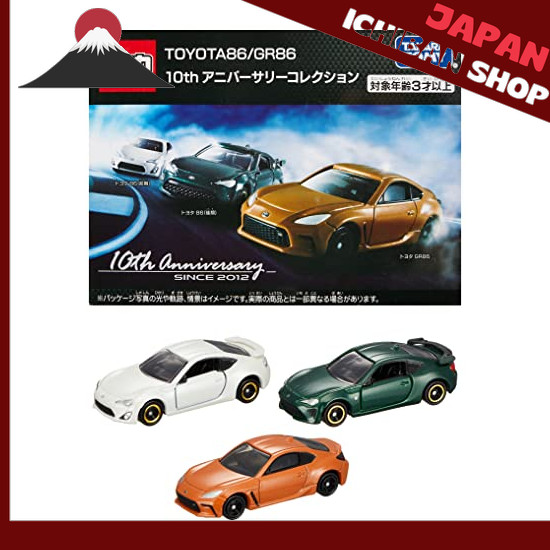 【จากประเทศญี่ปุ่น】 TAKARA TOMY "TOMICA Gift TOYOTA86 / GR86 10th Anniversary Collection" miniature c