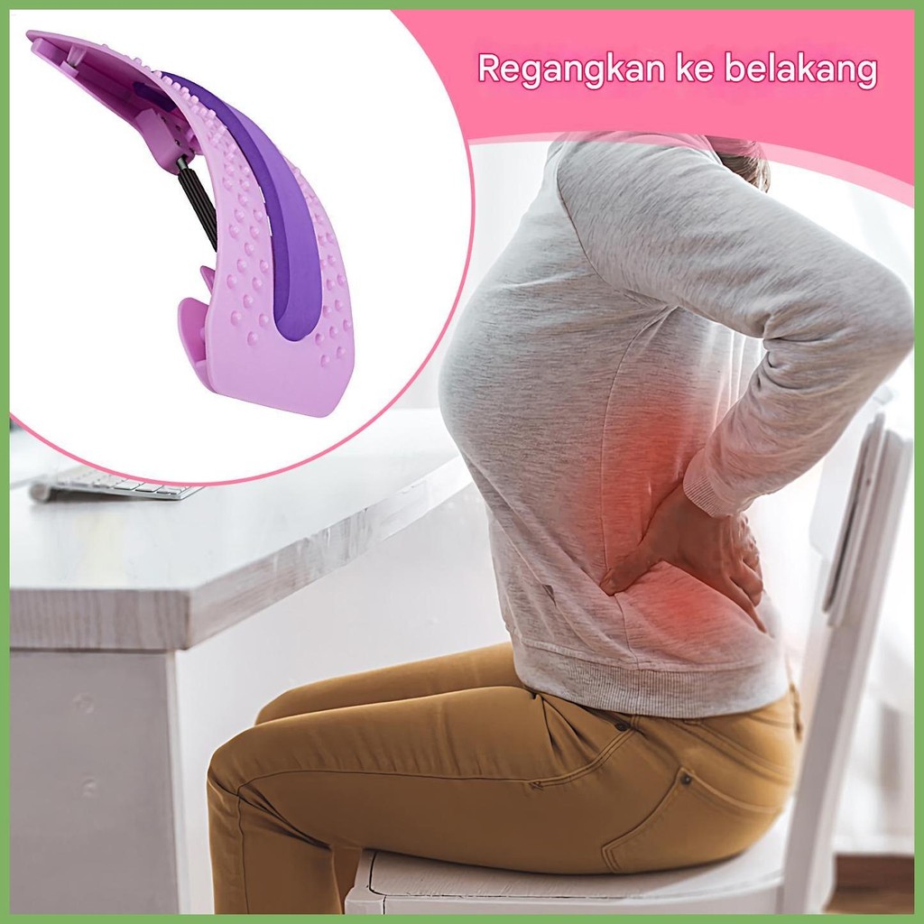 Lumbar Stretcher Spine Correct Decompressor ปรับ Spine Relief Board สําหรับโยคะออกกําลังกายลูกวัวไหล