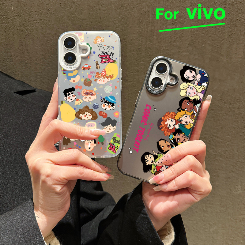 สำหรับ Vivo เคส Y200 Y20 Y20s Y12s Y12A ติดกระดาษน้ำตกการ์ตูน Y17 Y12 Y15 Y11 Y12i Y15A โทรศัพท์วิโว่ V40 V40PRO Y18 ราคา ถูกที่สุด ดีลบีเคเค แกลเลอรีภาพที่ 9