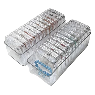 Hithome (พร้อมส่ง) กล่องใส่เครื่องประดับ กล่องจัดระเบียบกันฝุ่น ชุดกล่องใสเก็บเครื่องประดับ สไตล์มินิมอล