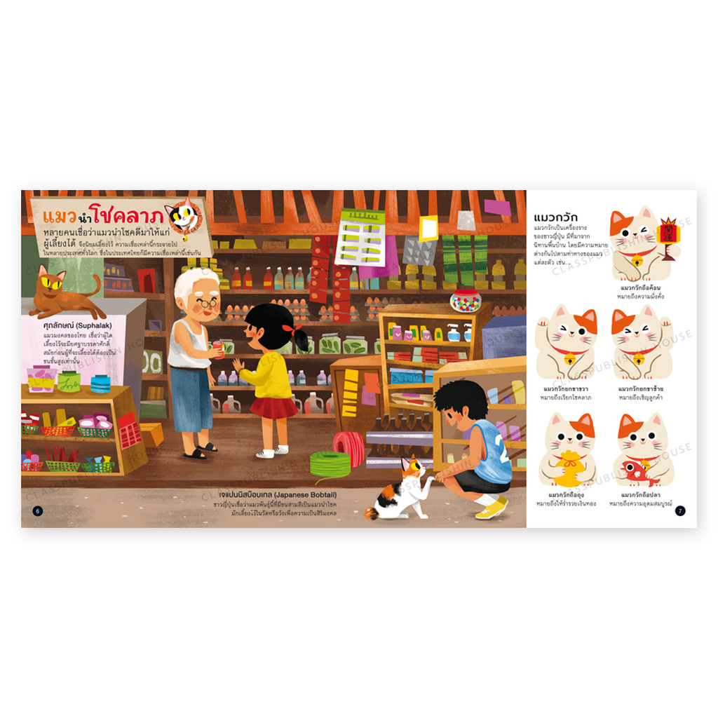 ห้องเรียน หนังสือสติ๊กเกอร์ ความลับของแมว ความรู้รอบตัวรู้จักแมวสายพันธุ์ต่างๆ หนังสือรางวัล - รูปที่ 5