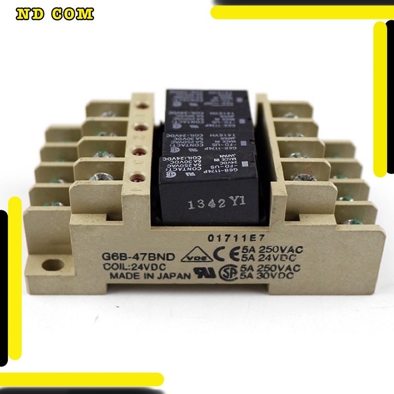 สุดคุ้ม! G6B-4BND/G6B-47BND DC24Vสินค้าส่ง  มือ1