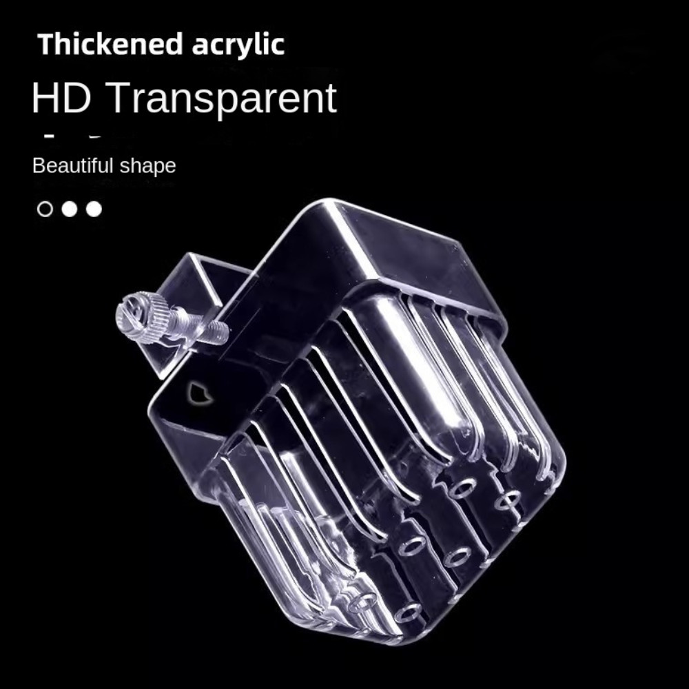 BEBETEB ที่วางต้นไม้ตู้ปลาแบบแขวน ถ้วยรองรับไฮโดรโปนิกส์ Al Fish Aquarium Water Grass Plang Cup ภูมิทัศน์ตกแต่ง - รูปที่ 2