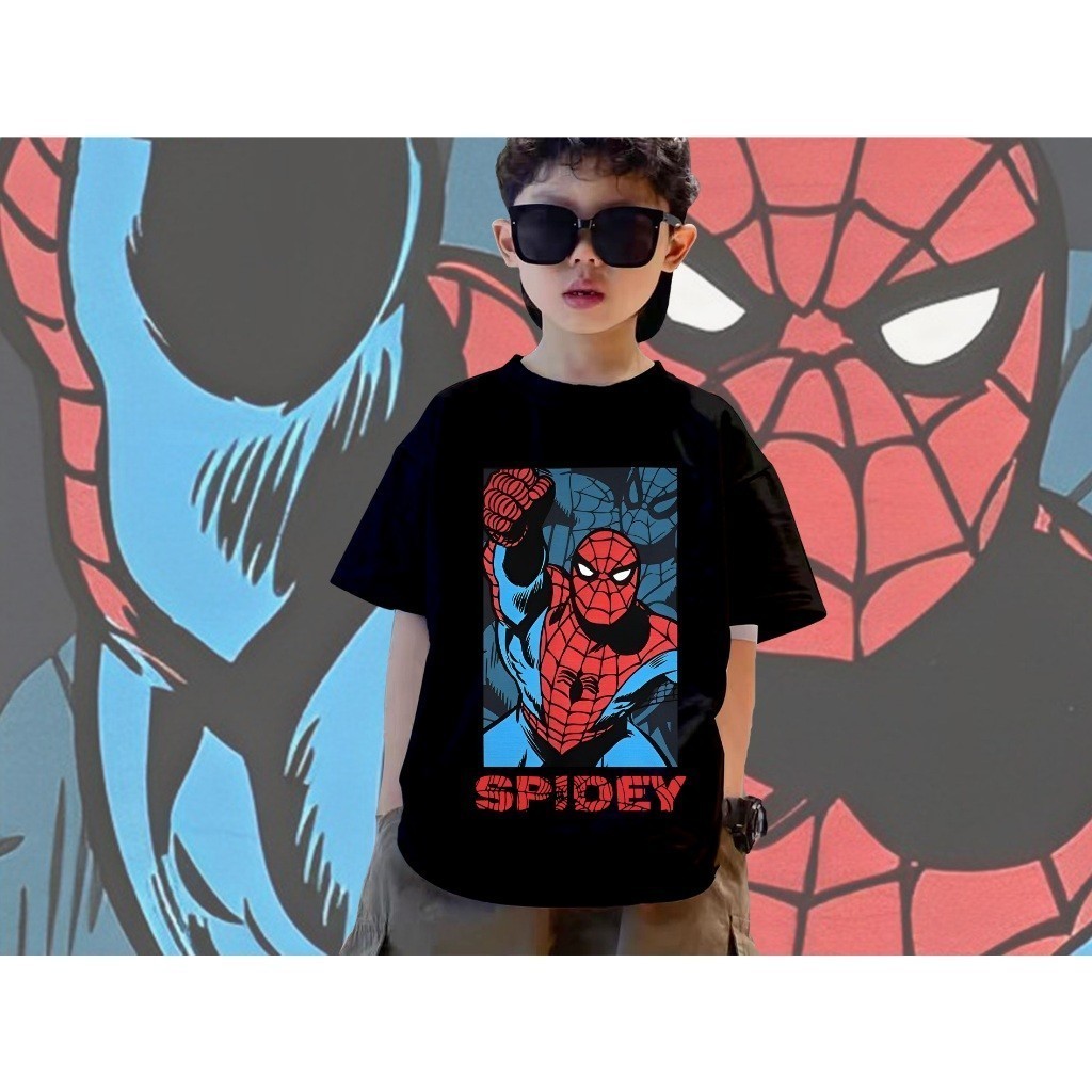 HOT Cartoon Marvel Spider Man T-Shirt Shirt