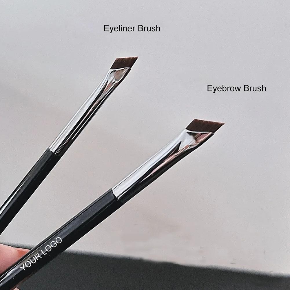 ข้อศอกอายไลเนอร์แปรงมุมแบนใบมีดอายไลเนอร์แปรง Precision แปรงใบมีด Firming Fine B9DQ3C6