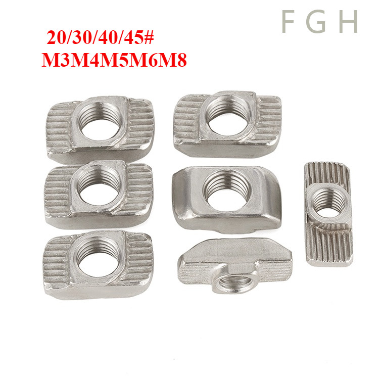 [FGHYX-1] ครึ่งวงกลม T-Type Nut, โปรไฟล์อลูมิเนียมโดยเฉพาะมาตรฐานแห่งชาติ/มาตรฐานยุโรป T-Type Nut 20/30/40/45 Type