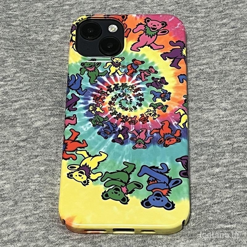 เคสโทรศัพท์เคสโทรศัพท์เคสโทรศัพท์ที่ไม่ซ้ํากันศิลปะบทคัดย่อตลกหมีสายรุ้งเคสโทรศัพท์iphoneเหมาะสําหรับiphone 15 14 Pro Max 13 12 Pro Max 7 Plus Anti-Drop XS Max 8 Plus XR 11 Pro 12 14 Plus กันกระแทกกันฝุ่น XGUQ