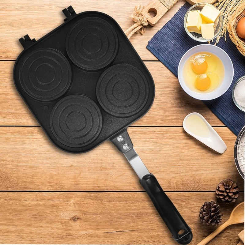 CAKE PAN, FRIED EGGS 4 HOLE NON-STICK ANIMAL FACE