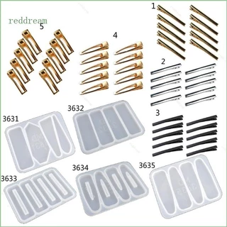 Redd กิ๊บติดผมรูปทรงต่างๆ Casting Moulds กิ๊บติดผมแม่พิมพ์ซิลิโคนเรซิ่น Mould