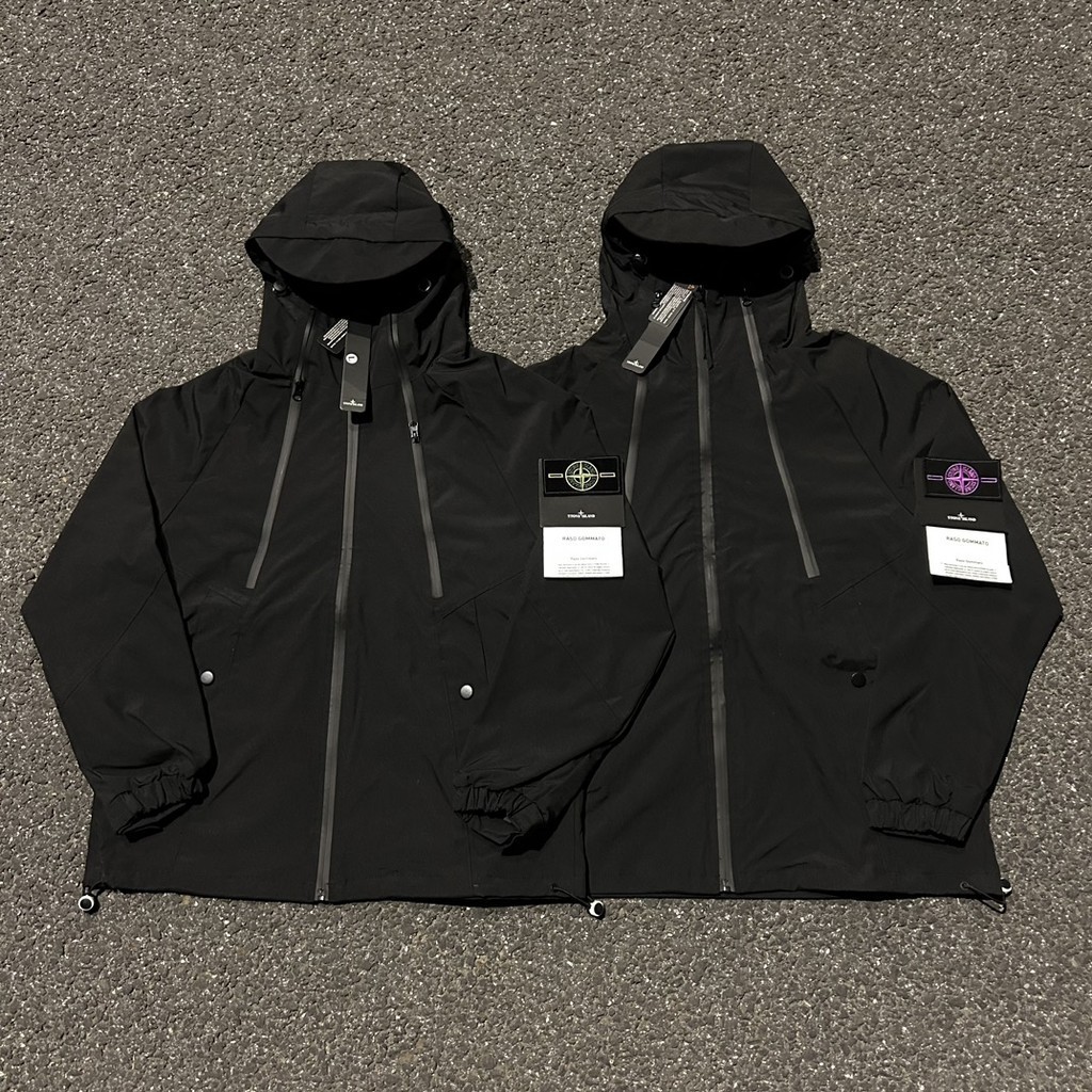 Stone island เกาะหิน เสื้อกันลม เสื้อแจ็คเก็ตลําลองแฟชั่นสําหรับบุรุษและสตรีที่เข้าชุดกัน