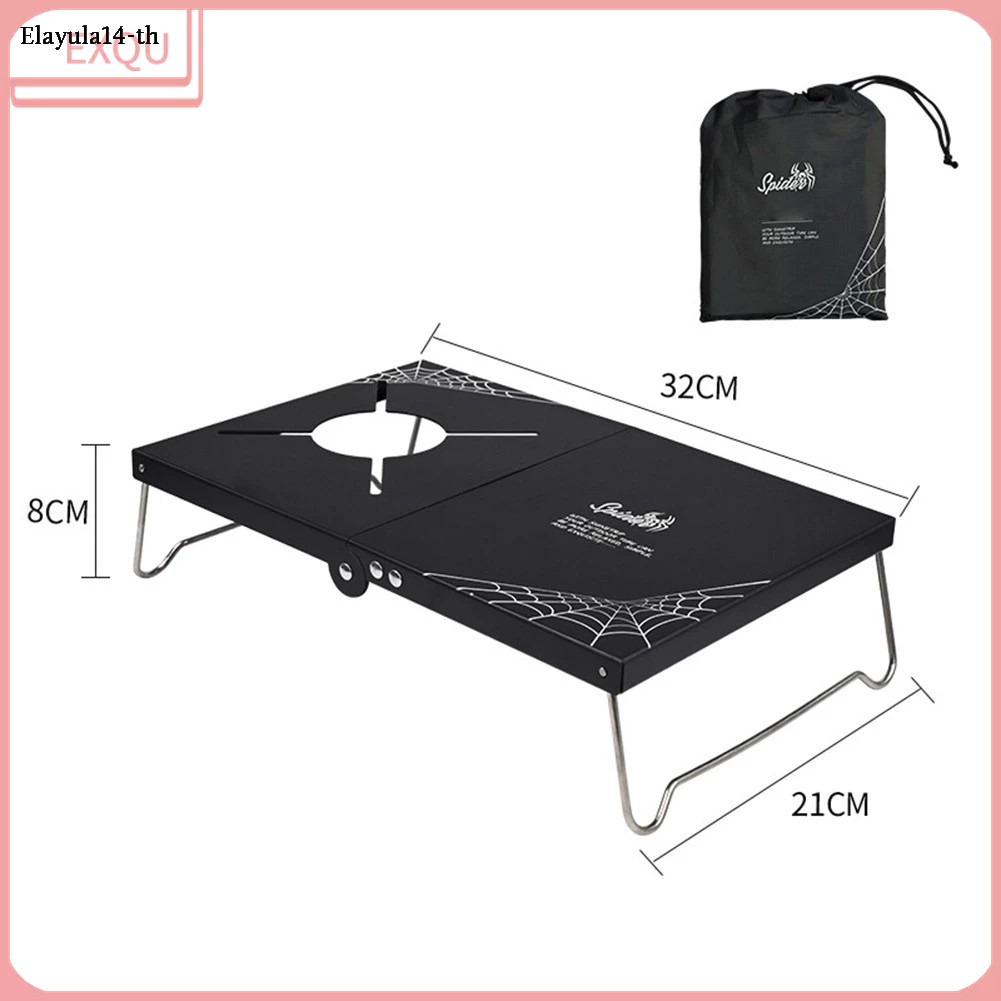 Elayula14 Exqu ShineTrip โต๊ะพับกลางแจ้ง Camping ห้องครัว Soto310 Spider โต๊ะห้องครัว