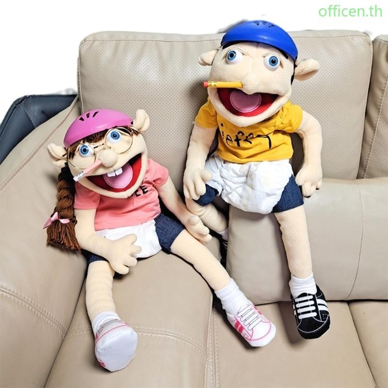 Cen Jeffy Hand Puppet Jeffy Puppet Plushy Puppet Theater ของเล่นตุ๊กตาหุ่นมือ