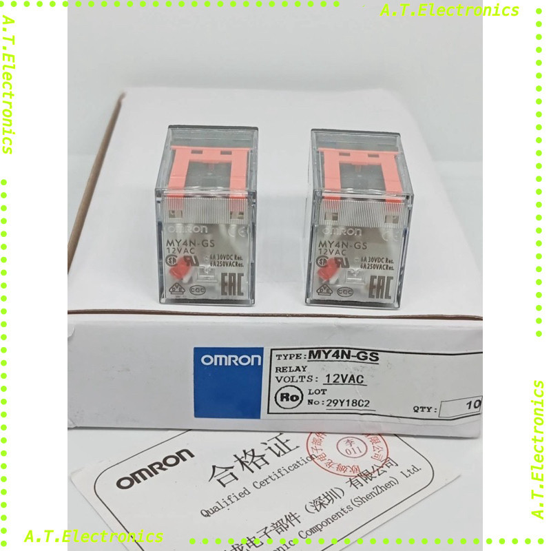 my4ngs my4GS พร้อมส่ง! รีเลย์   MY4N-GS 12VDC 24VDC  220vac MY4GS 12VAc 24vac  หม่