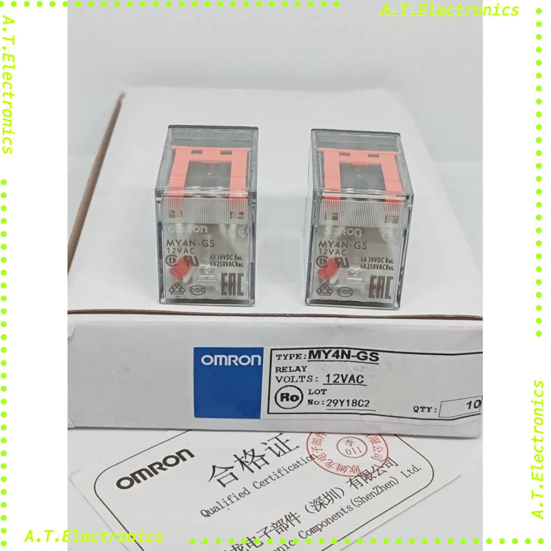 my4ngs my4GS พร้อมส่ง! รีเลย์ MY4N-GS 12VDC 24VDC 220vac MY4GS 12VAc 24vac หม่
