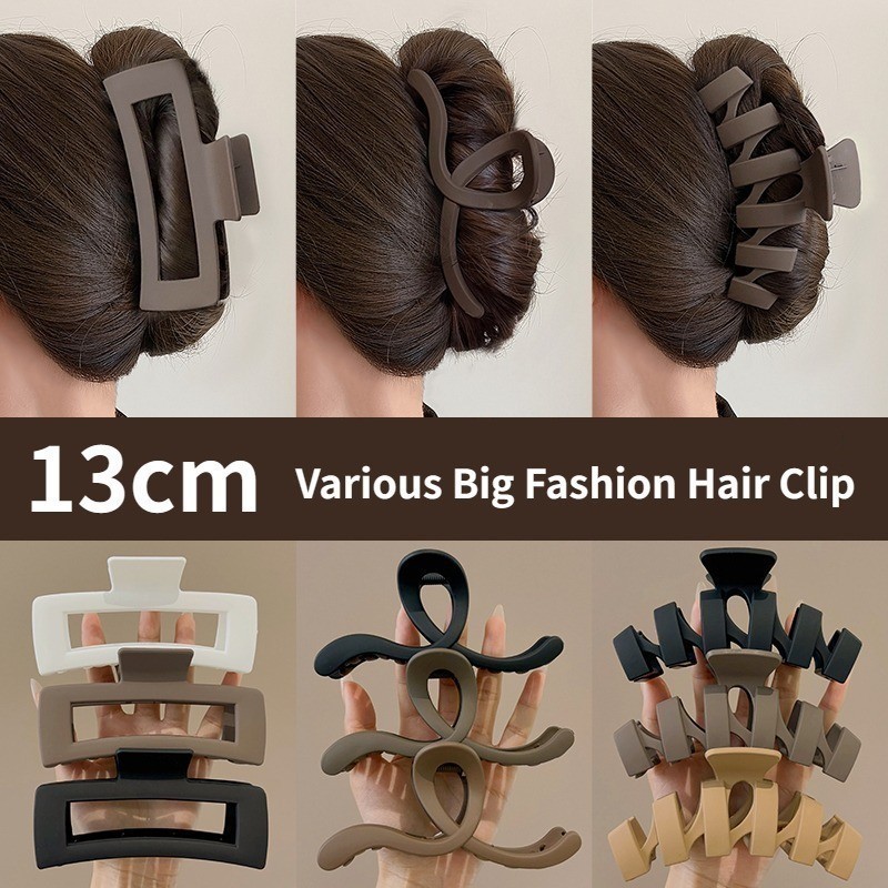 [กิ๊บติดผมขนาดใหญ่] คลิปฉลามอะคริลิกแฟชั่นเกาหลี