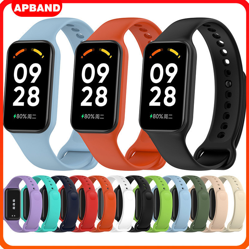 ยางรัดซิลิโคนสายกีฬาสำหรับ Xiaomi สมาร์ทวง 8 Active ที่ใช้งาน Smart Watch วง8ที่ใช้งาน Redmi วง2