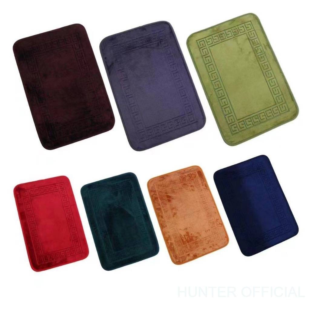 HUNTER (（รุ่นหนา）พรม พรมเช็ดเท้า พรมปูพื้น ผ้า ผ้าเช็ดเท้า ซับน้ำ ได้ดีเยี่ยม กันลื่น ขนาด กว้าง 40 * ยาว 60 ซม.