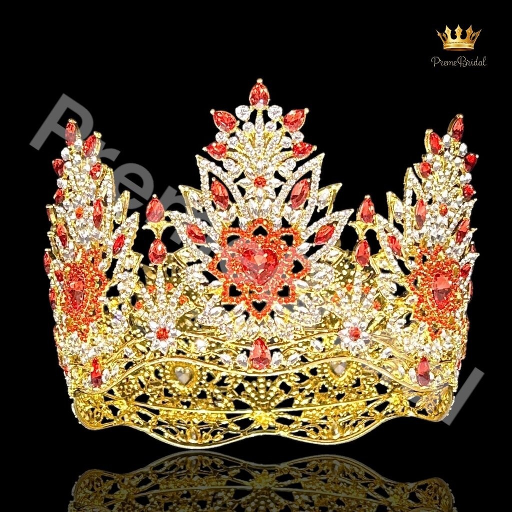 (พร้อมส่งจากไทย) มงกุฏ 128 Miss Universe Thailand 2021งานสวย รุ่นฐานกลม ส่งด่วน ส่งจาก จ.อุบลราชธานี