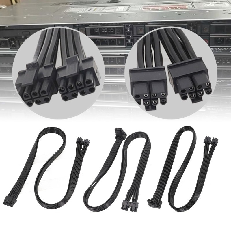 BTM 2x8P ถึง 16Pin สายไฟกราฟิกสําหรับ R740 R740 R740XD R640 เซิร์ฟเวอร์สําหรับโหลดกราฟิกที่เข้มข้น