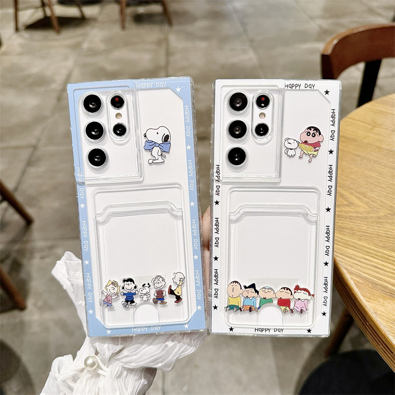 Snoopy card Case เคสโทรศัพท์กันกระแทก vivo V21 4G V21S V23 V25 V27 V29 V30 PRO V21E V23E V25E V2E V29E V29 Lite V40 S19 Y100 5G H145 กรณี
