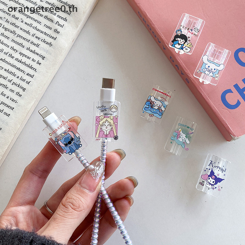 หรือฝาครอบป้องกันสายเคเบิลข้อมูลการ์ตูนซิลิโคนม้วนสายเคเบิลหูฟังสากล เอ่อ