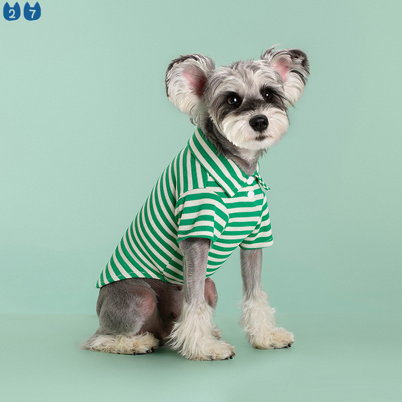 สัตว์เลี้ยง POLO เสื้อเสื้อผ้าสุนัขฤดูร้อนสําหรับสุนัข Smal Puppy Cat Vest Chihuahua French Bulldog Tshirt Yorkie Poodle Pug Custome