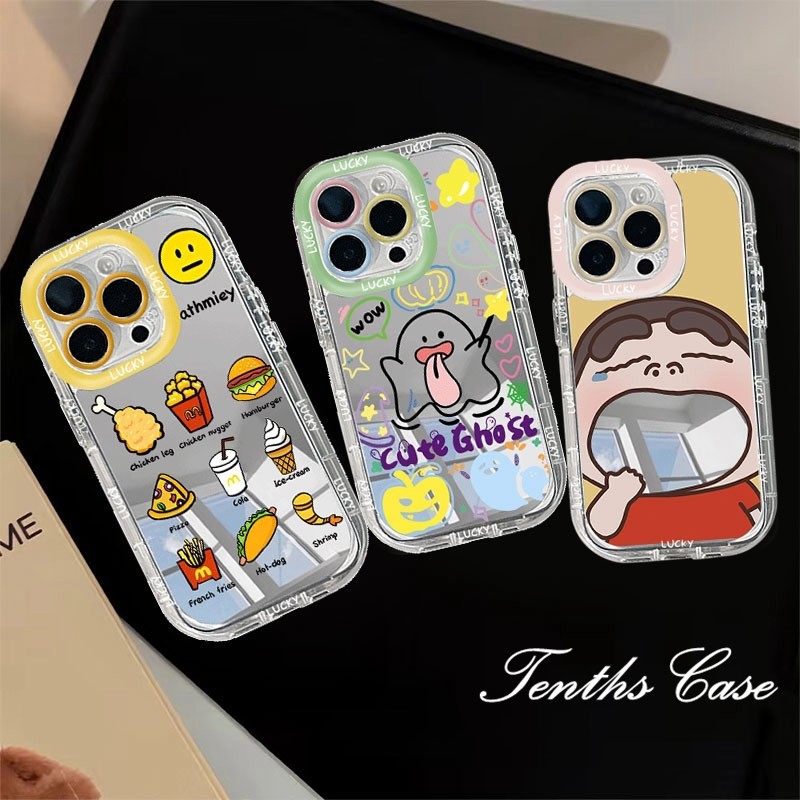 สําหรับ Infinix Smart 8 7 6 5 2020 Hot 40i 30 30i 20i 9 10 Play Spark Go 2024 2023 หมายเหตุ 40 30 Pro ITEL RS4 ทํางาน Doreamon Crayon คู่เคสโทรศัพท์ชุบกันกระแทกปกอ่อน