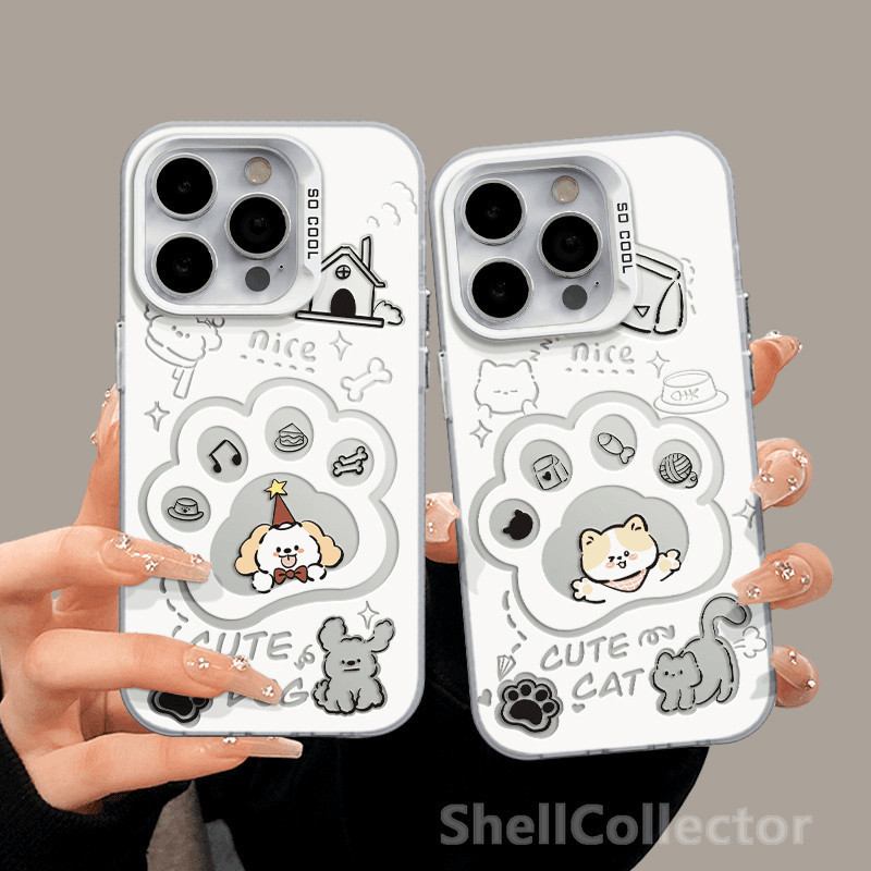 เข้ากันได้กับ iPhone 17 pro 16 Plus iPhone 15 Pro Max iPhone 13 14 iPhone 11 Pro เคสโทรศัพท์น่ารัก XPMSCX05