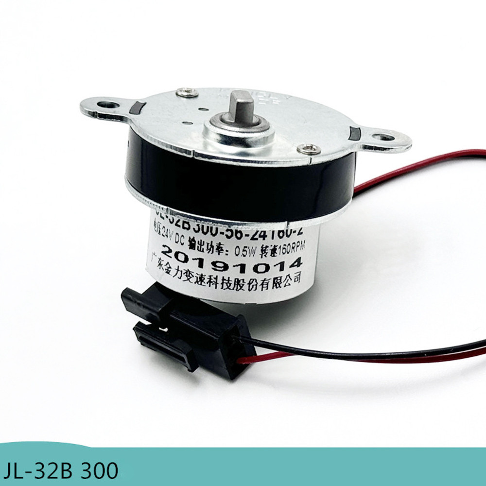 300 DC แบนเพลามอเตอร์เกียร์ 12V 24V 160RPM 32 มม.โลหะทั้งหมดเกียร์ไปข้างหน้าย้อนกลับความเร็วต่ําแรงบิดสูงเวทีลดมอเตอร์