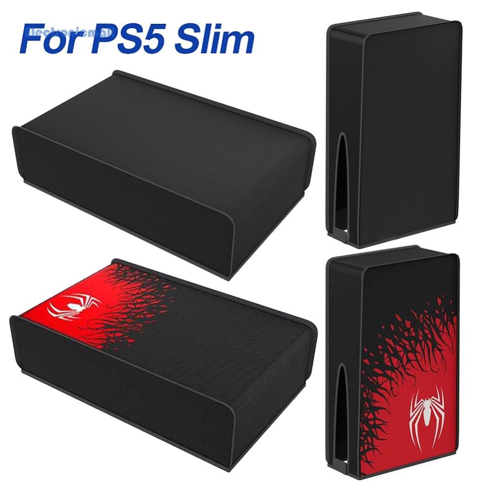 ผ้าคลุมกันฝุ่นแนวนอนสําหรับ PS5 Slim Oxford ผ้า Anti-Scratch ล้างทําความสะอาดได้สําหรับ Sony Plastation5 Slim อุปกรณ์เสริมเกม [ElectronicMall01.th]