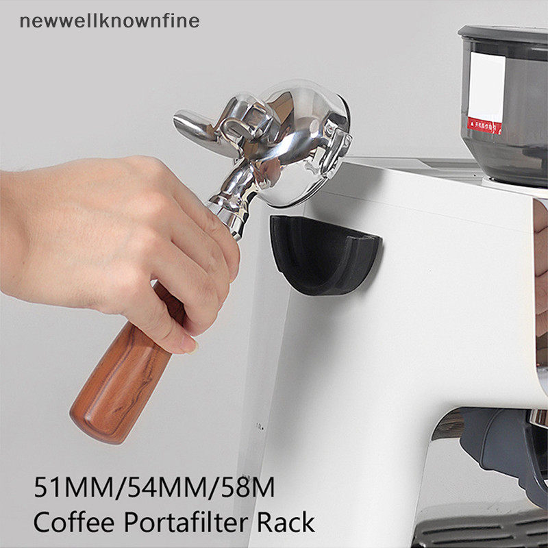 Newwellknownfine Espresso Machine Group Handle Wall Mounted Rack Portafilter Holder 51/54/58mm COD