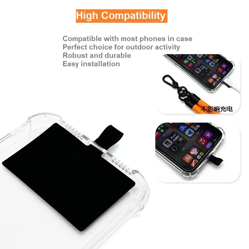 120 ซม.10 มม สายสะพายโทรศัพท์ สายคล้องคอ เคสสายสะพาย สร้อยคอป้องกันการโจรกรรมสําหรับอุปกรณ์เสริมโทรศัพท์มือถืออินเทSJPS - รูปที่ 5