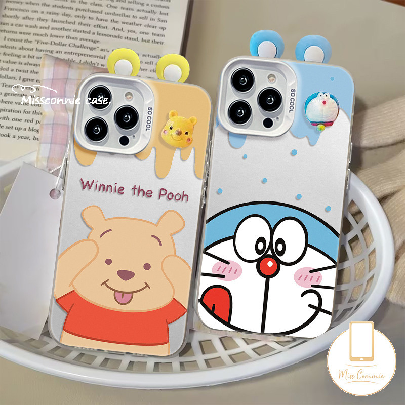 สําหรับoppo A58 A54 A16 A95 A17 A15s A38 A7 A18 A12 A33 A5 A53 A16K A9 A36 A5s A15 A74 A11 A3s A76 A51 A31 A16K Doraemon Bear 3K A53 A51 A9 A9 A9 A51 A17 3K ฝาครอบ